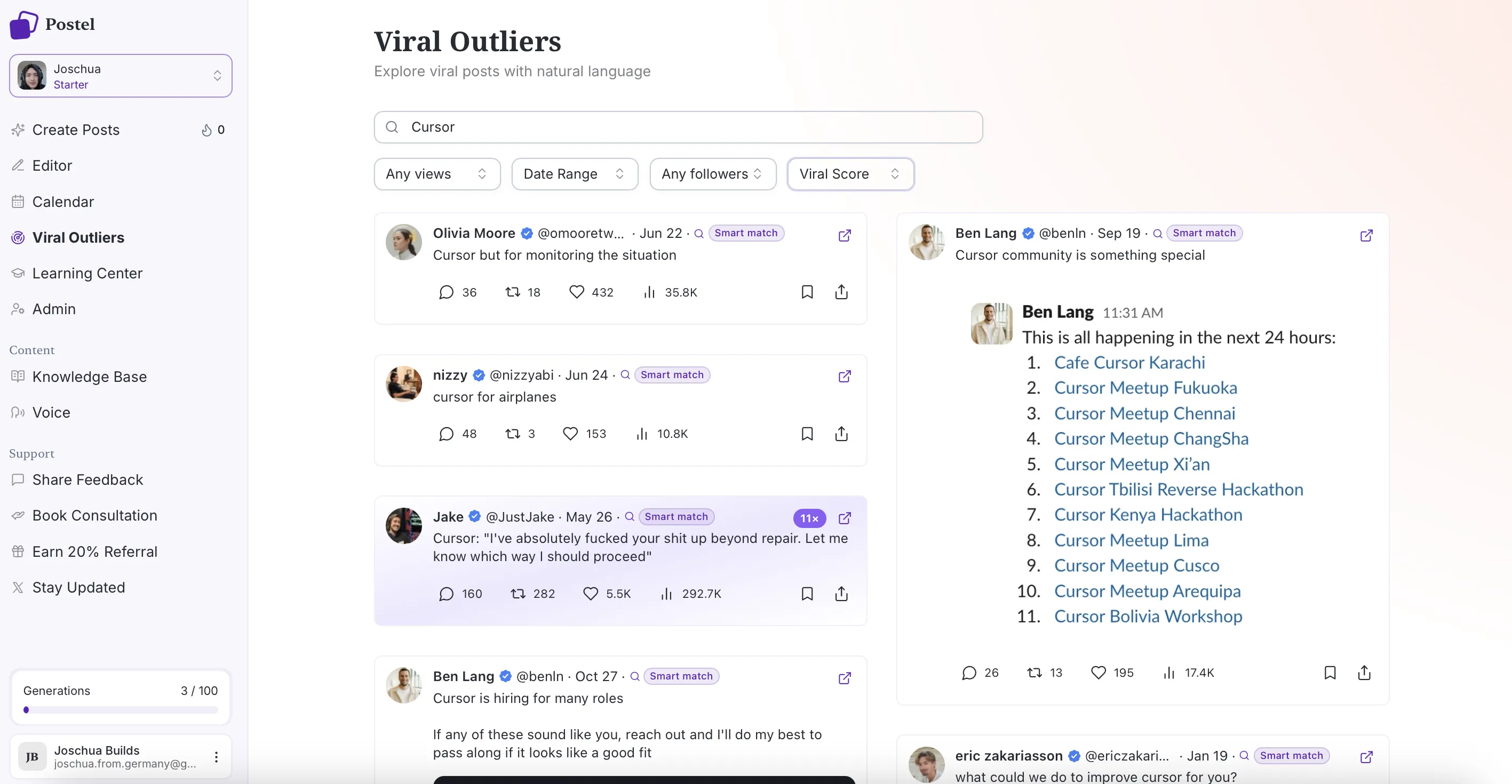 Keyword Based Search Results